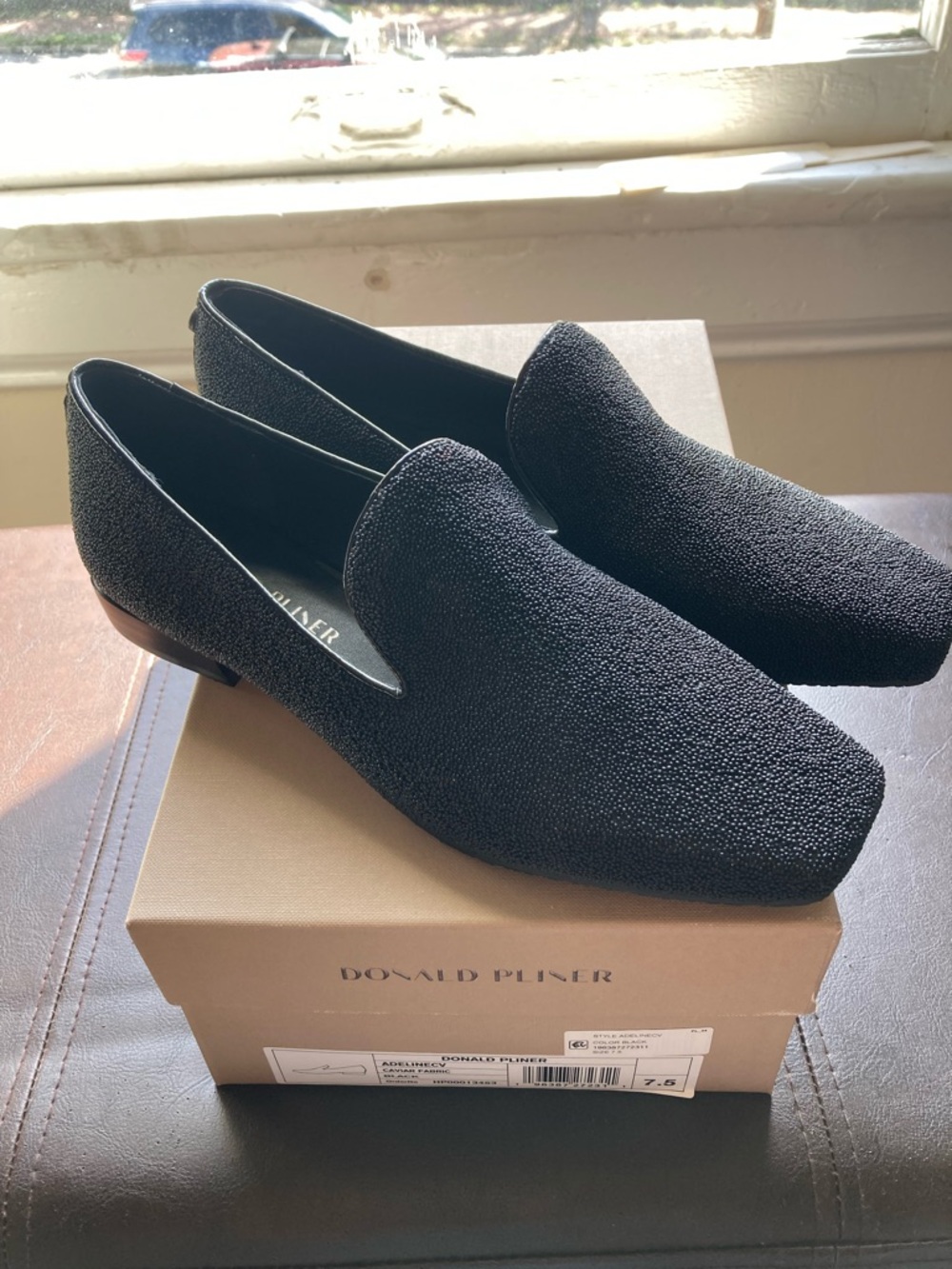 NWT Donald J. Pliner Adeline Caviar Loafers size 7.5